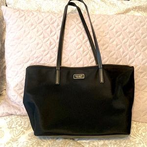 Kate Spade black medium tote, great condition. Bought to use as laptop bag.